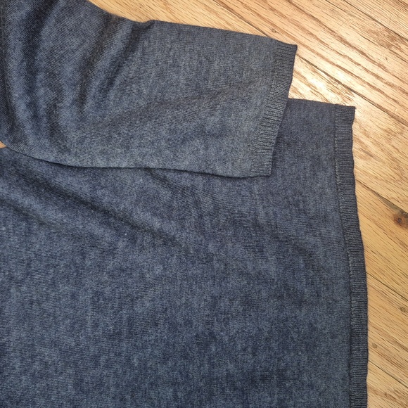 NWOT John Varvatos Artisan Pete Crew Silk Cashmere Blend Sweater Sz L Navy Blue - Picture 6 of 12